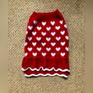 Knit sweater dress for dogs by Unknown